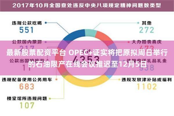 最新股票配资平台 OPEC+证实将把原拟周日举行的石油限产在线会议推迟至12月5日